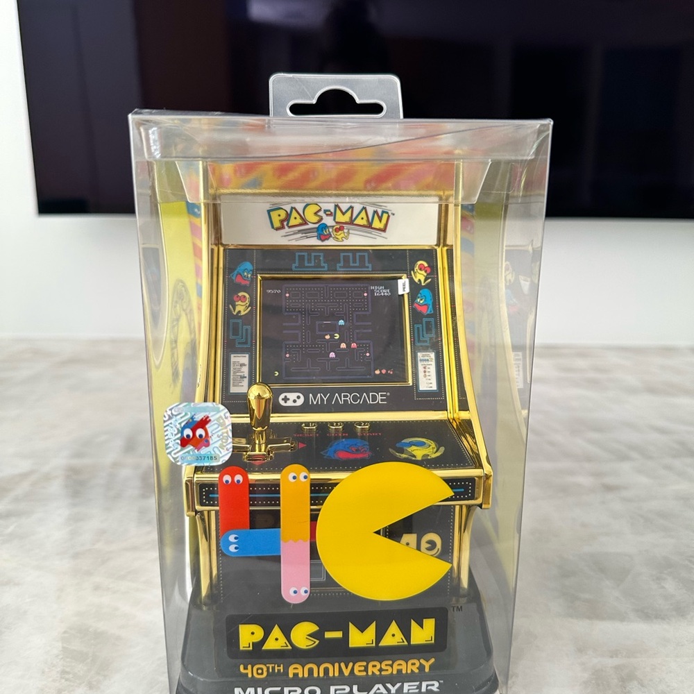 Arcade Black and Yellow Mini Console Pac-Man Edition